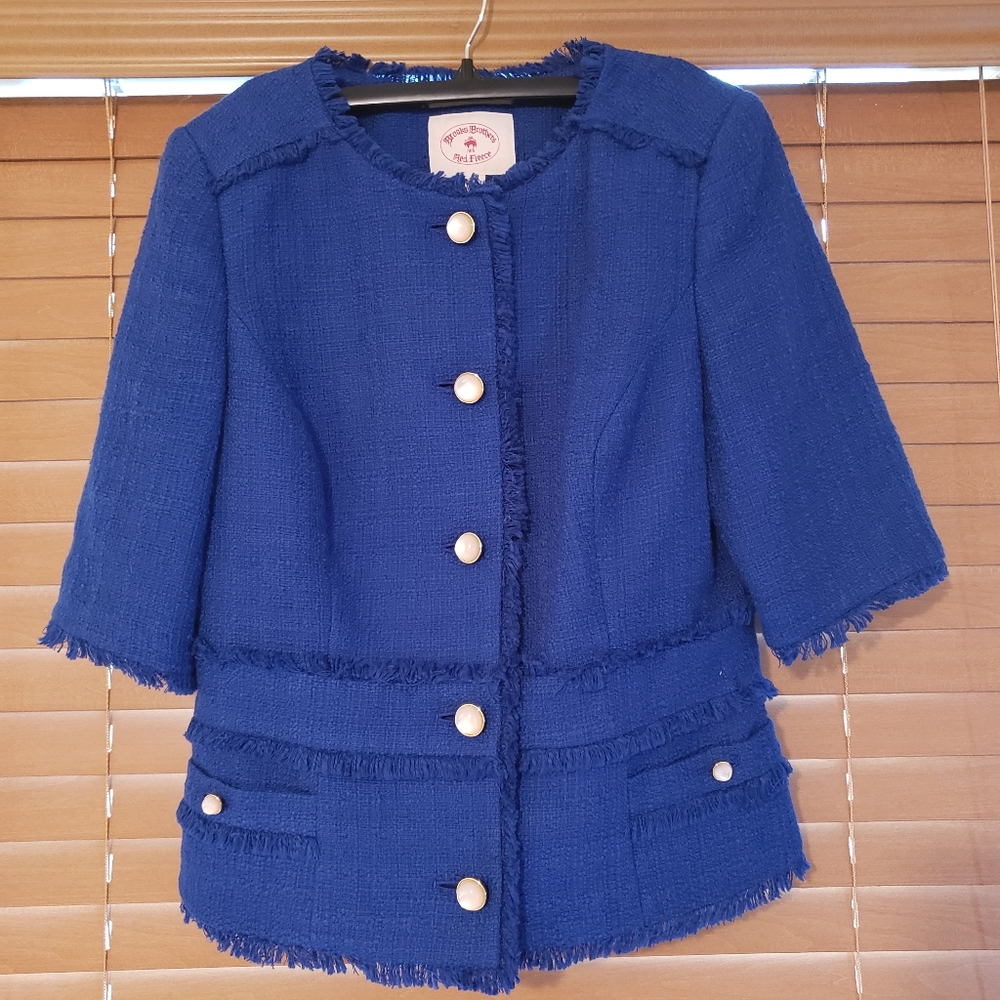 Brooks brothers tweed blazer jacket